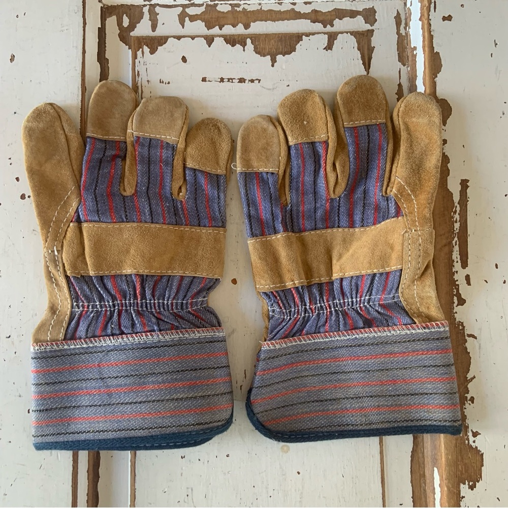 NSI Pigskin Split Leather Work Gloves New